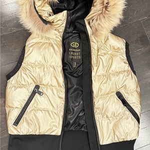 Goldbergh Ski Shine Vest Coyote Fur